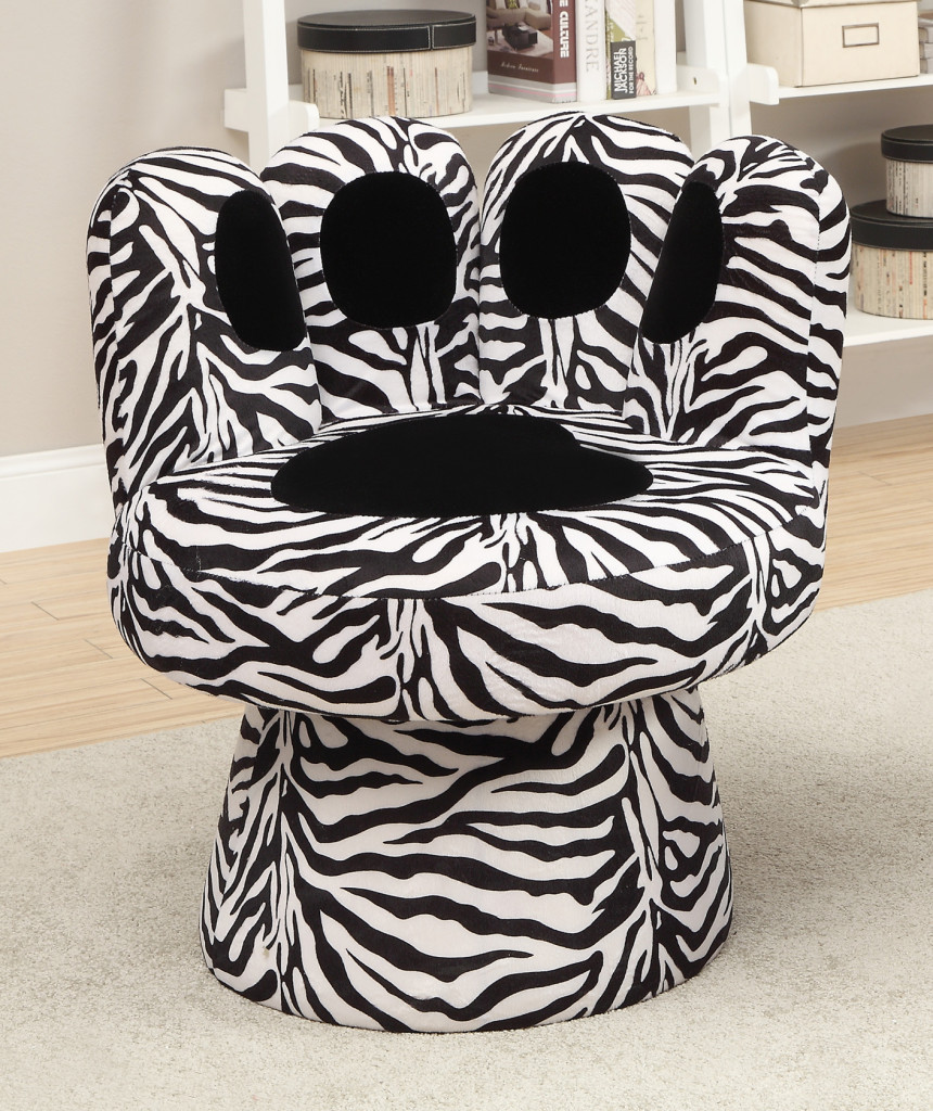 zebra pattern chair