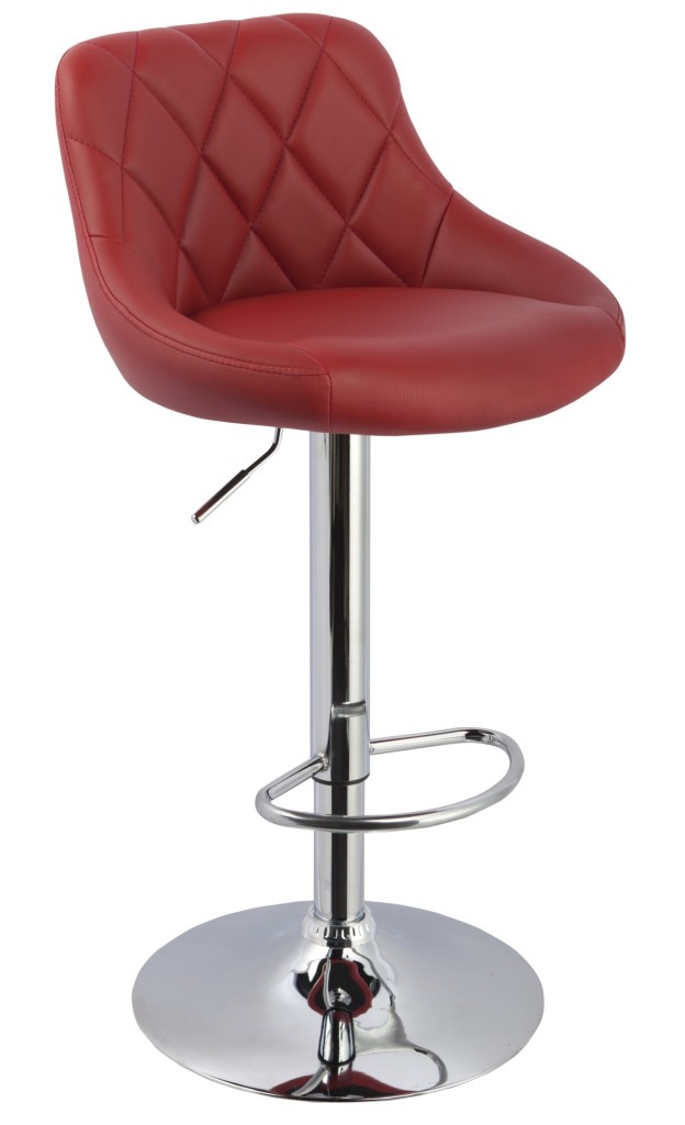 Red bar stool from Inspire