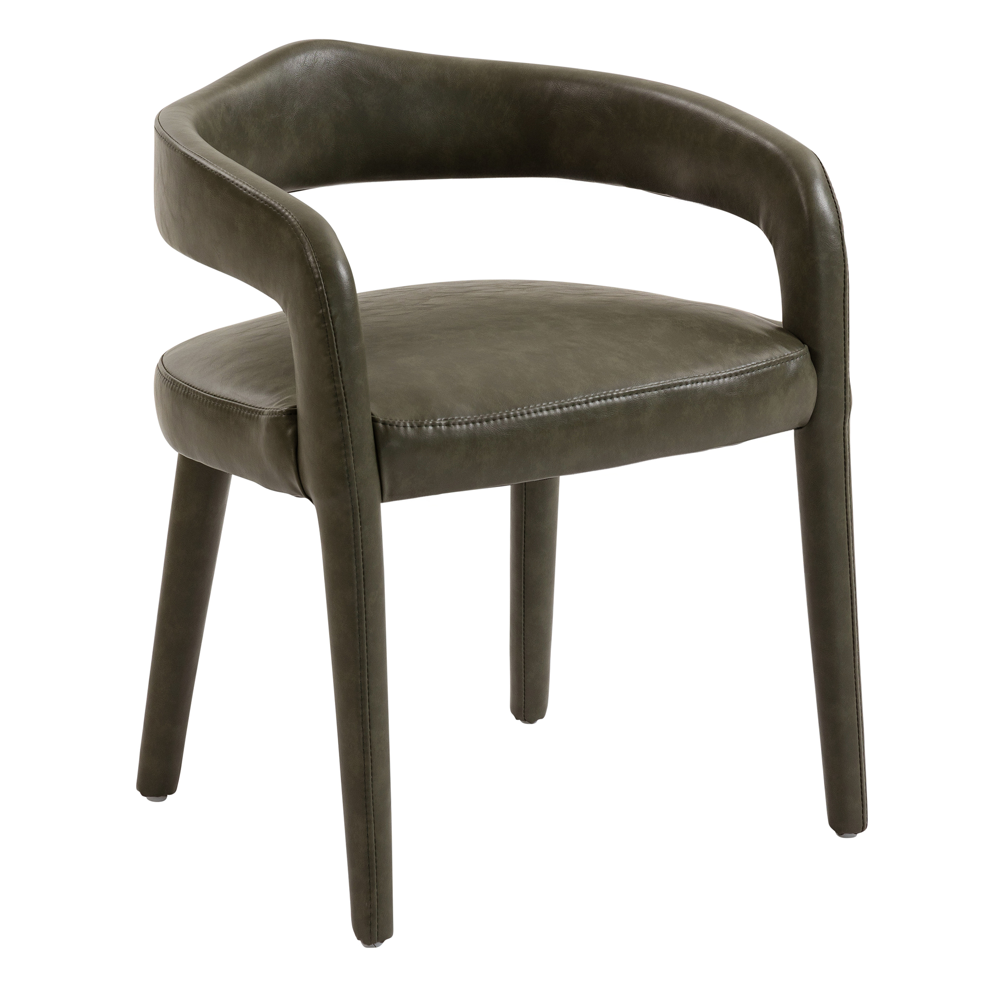 Caden Dining/Lounge Chair, Set of 2 in Moss