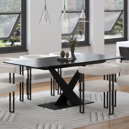 Julius Dining Table with Extension, 63