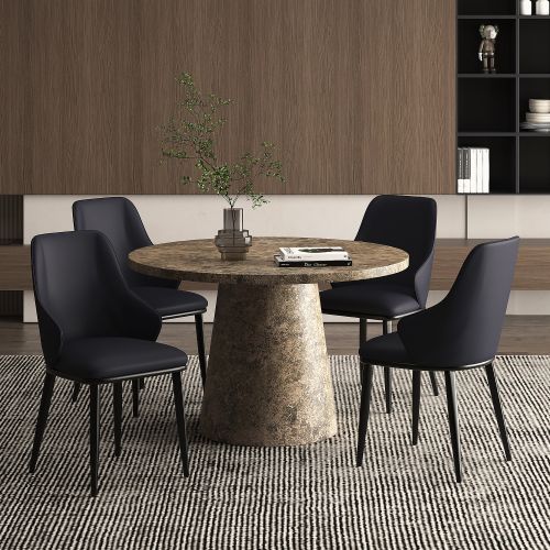 Godiva Round Pedestal Dining Table, 48
