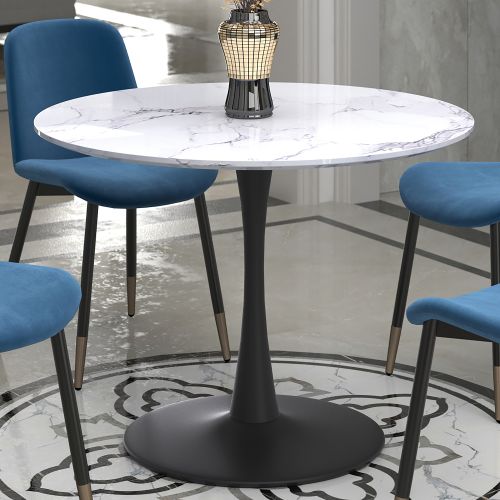 Zilo Round Pedestal Dining Table, 40