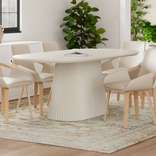 Tovas Oval Dining Table, 79