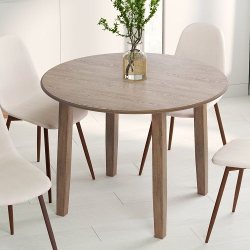 Conrad Round Drop-Leaf Dining Table, 42