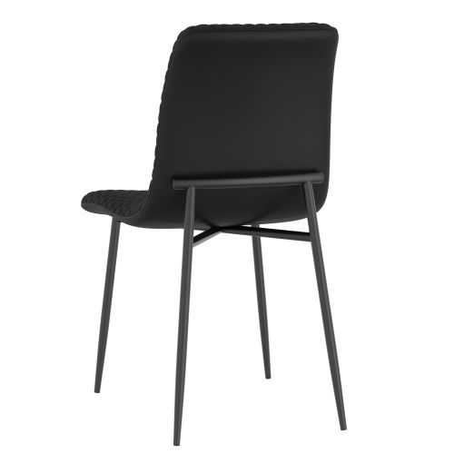Brixx Dining/Lounge Chair, Set of 2 in Black and Black