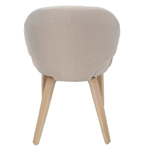 Freya Dining/Lounge Chair, Set of 2 in Toffee and Natural