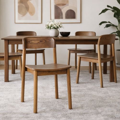 Jonas Dining/Lounge Chair, Set of 4 in Walnut