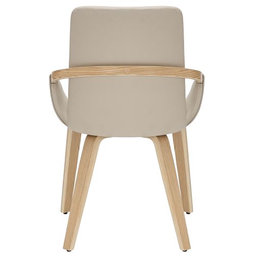 Caspian Dining/Lounge Chair, Set of 2 in Sand and Natural