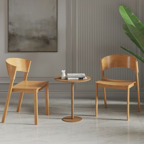 Elias Dining/Lounge Chair, Set of 2 in Natural