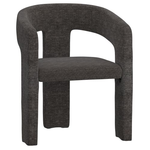 Amara Dining/Lounge Chair, Set of 2 in Charcoal