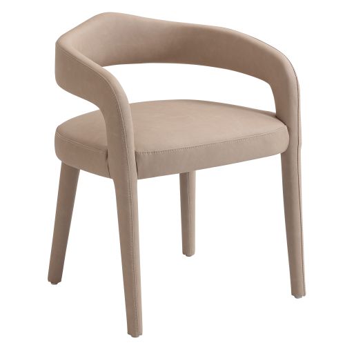Caden Dining/Lounge Chair, Set of 2 in Beige