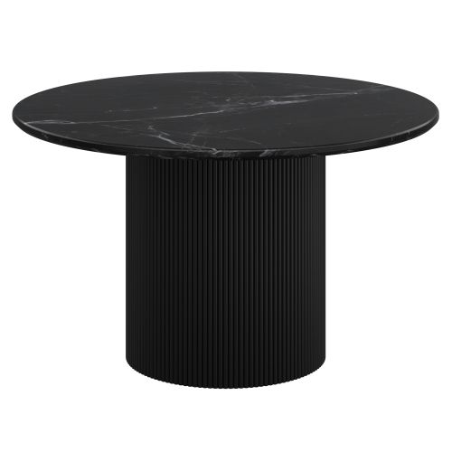 Jilsa and Cleo 5pc Dining Set - Black Table and Black Chairs