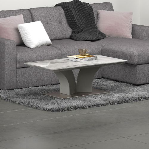 Napoli Rectangular Coffee Table in Light Grey