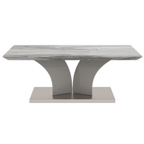 Napoli Rectangular Coffee Table in Light Grey