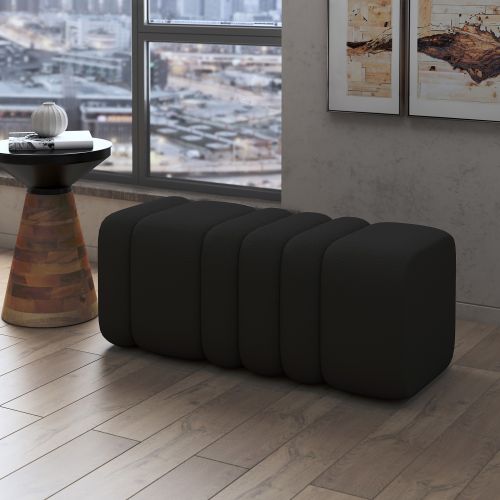 Rigel Large Ottoman Bench in Black