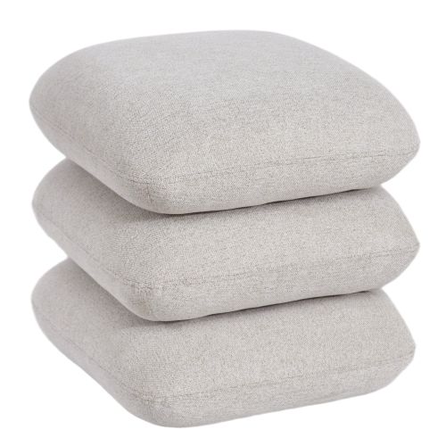 Rylee Square Ottoman in Beige