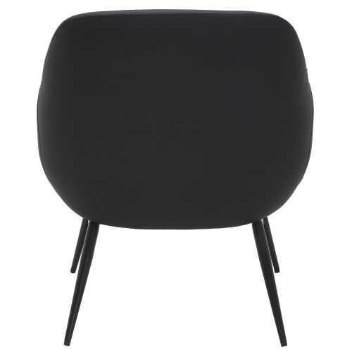 Umber Accent Chair in Black and Walnut