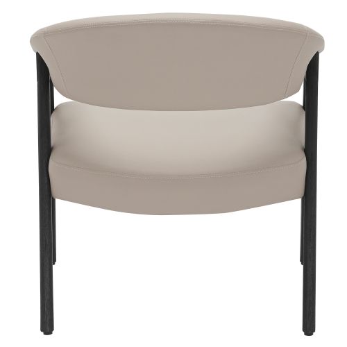 Bexley Accent Chair in Mushroom and Black