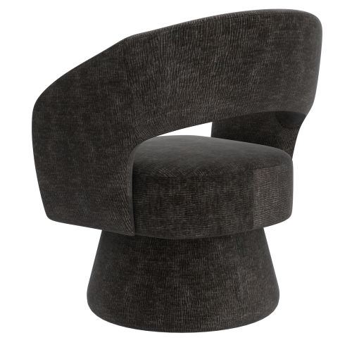 Santo Accent Chair in Charcoal