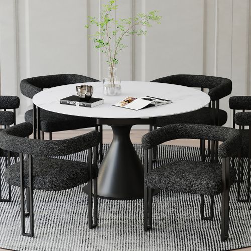 Calisto Round Dining Table with Extension, 51