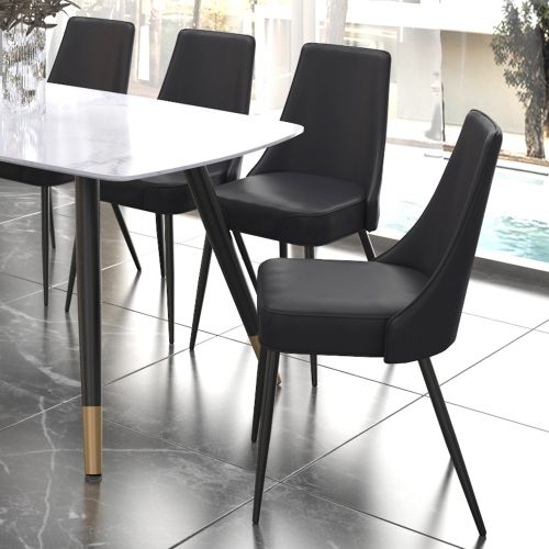 Koda Dining/Lounge Chair, Set of 2 in Black and Black