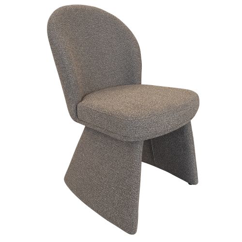 Noelle Dining/Lounge Chair in Brown