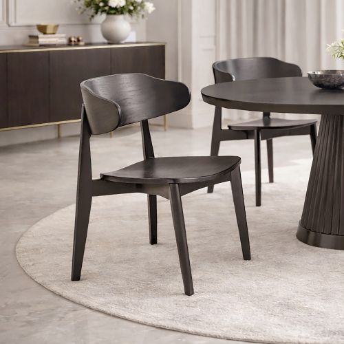 Khari Dining/Lounge Chair, Set of 2 in Mocha