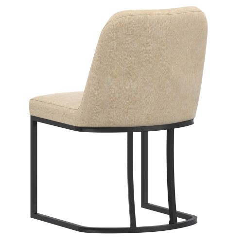 Dario Dining/Lounge Chair, Set of 2 in Beige