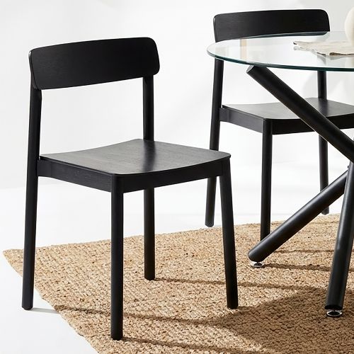 Felix Dining/Lounge Chair, Set of 4 in Black