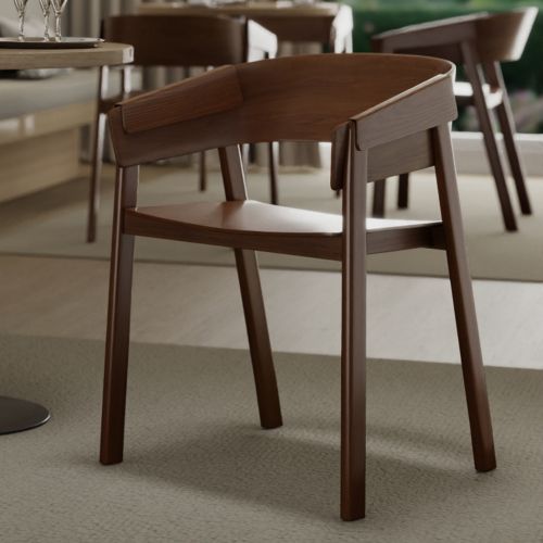 Mateo Dining/Lounge Chair, Set of 2 in Walnut