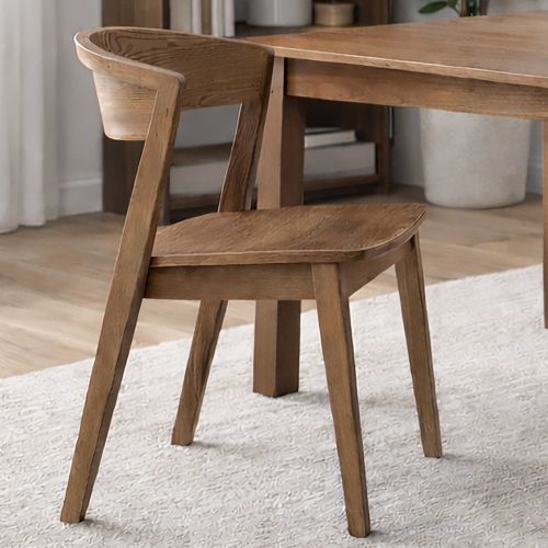 Nicco Dining/Lounge Chair, Set of 2 in Walnut