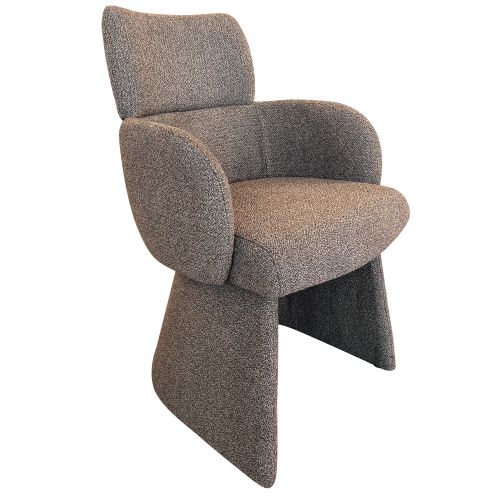 Titani Dining/Lounge Chair in Brown