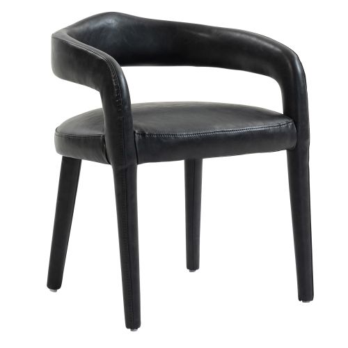 Caden Dining/Lounge Chair, Set of 2 in Charcoal