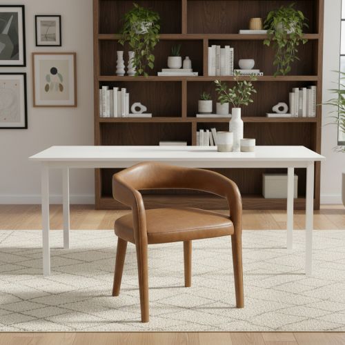 Caden Dining/Lounge Chair, Set of 2 in Saddle