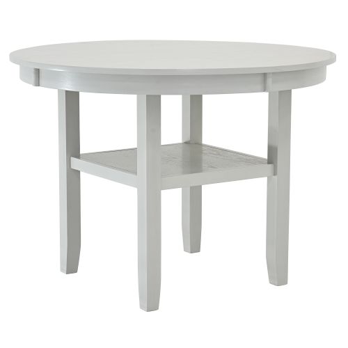 Samuel 5pc Dining Set - Whitewash Table and Chairs