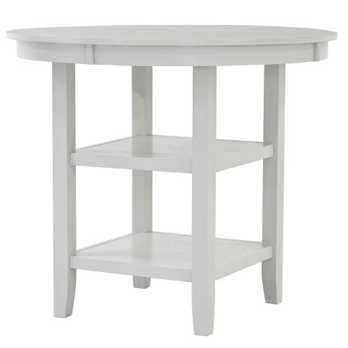 Samuel 5pc Pub Set - Whitewash Table and Chairs