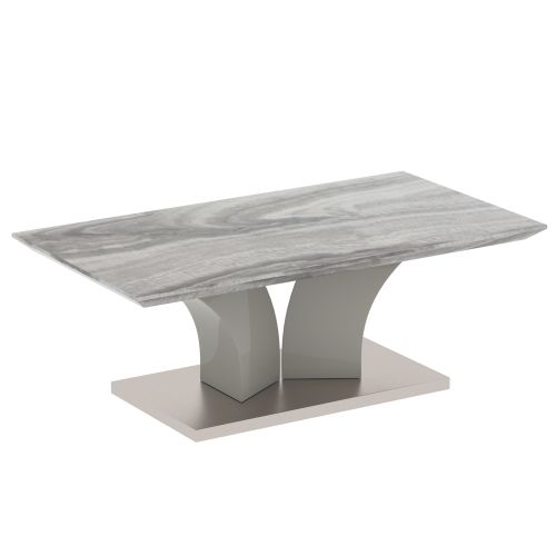 Napoli Rectangular Coffee Table in Light Grey