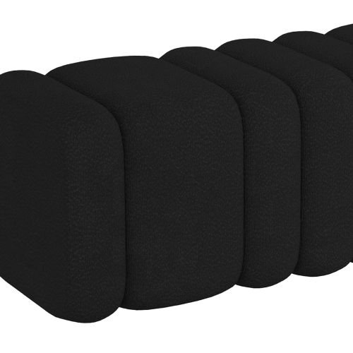 Rigel Large Ottoman Bench in Black