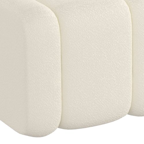 Rigel Large Ottoman Bench in Ivory