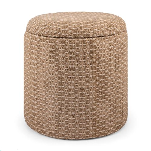 Fenna Round Ottoman in Camel