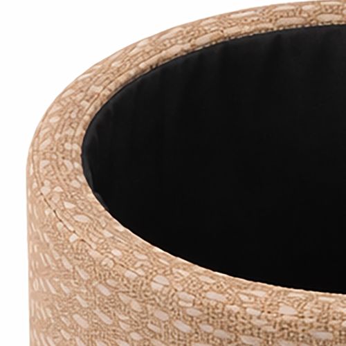 Fenna Round Ottoman in Camel