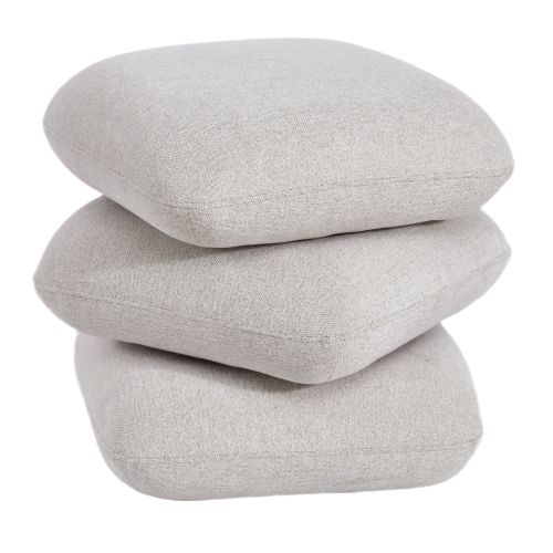 Rylee Square Ottoman in Beige