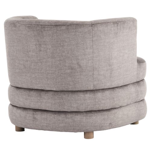 Dorian Accent Chair in Dark Taupe
