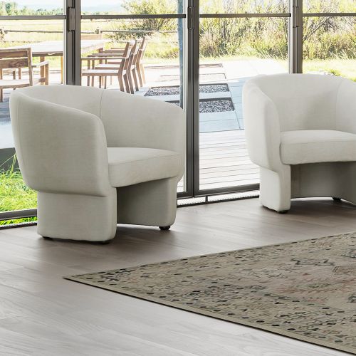 Sheri Accent Chair in Beige