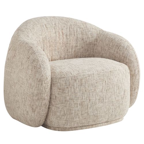 Amriel Accent Chair in Beige Multi-Tone