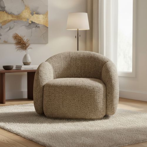 Amriel Accent Chair in Brown Multi-Tone